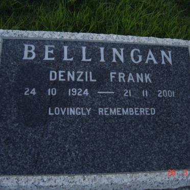 BELLINGAN Denzil Frank 1924-2001