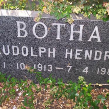 BOTHA Rudolph Hendrik 1913-1981
