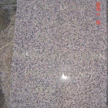 BLACKBURN Eric Deane 1894-1967 &amp; Natalie  BROWNING 1899-1983