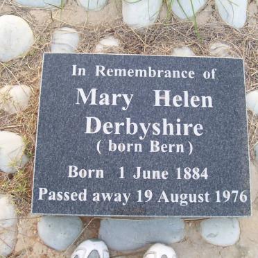 DERBYSHIRE Mary Helen nee BERN 1884-1976