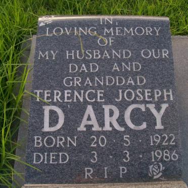 D'ARCY Terence Joseph 1922-1986