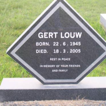 LOUW Gert 1945-2005
