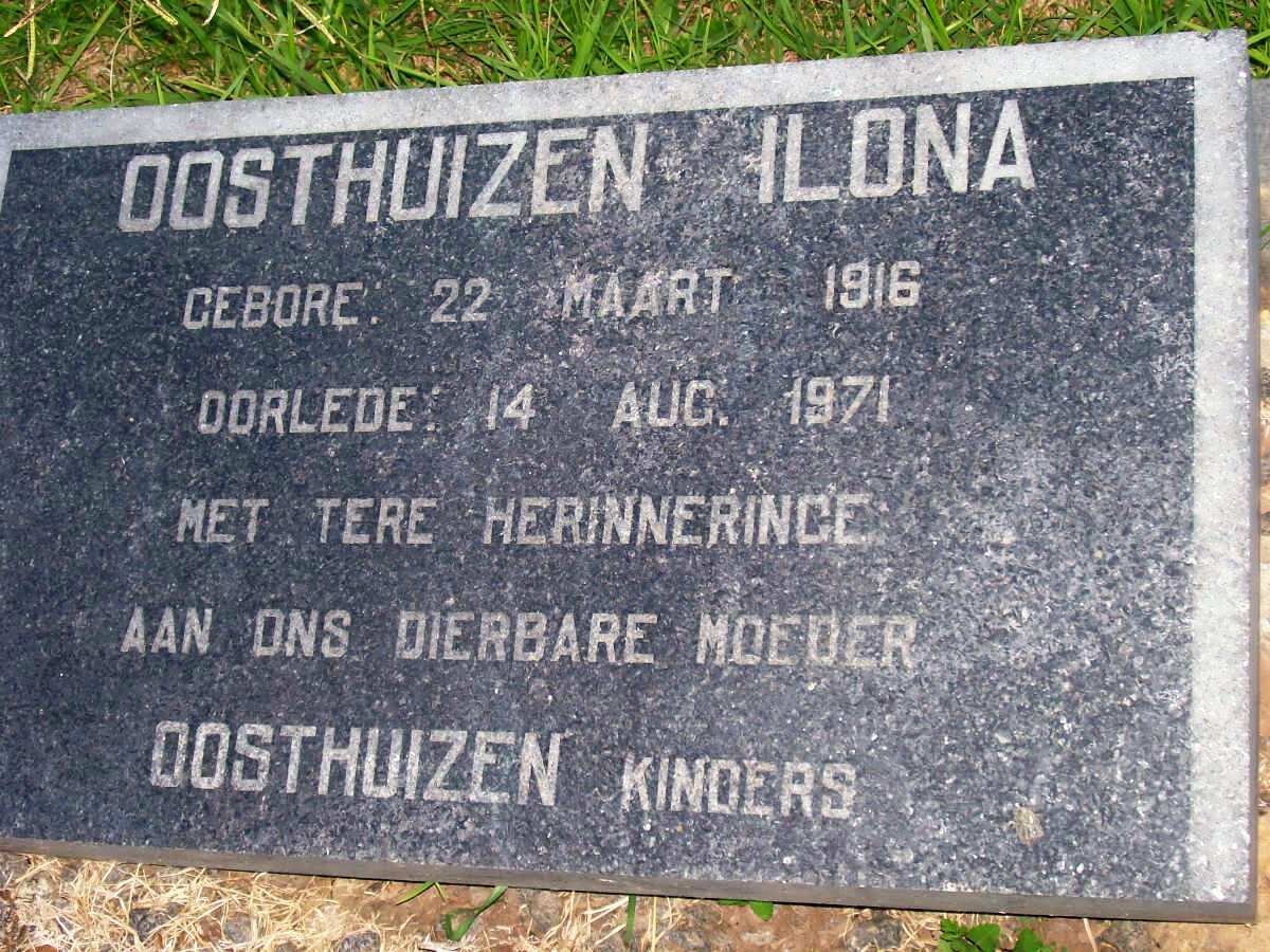 OOSTHUIZEN Ilona 1916-1971