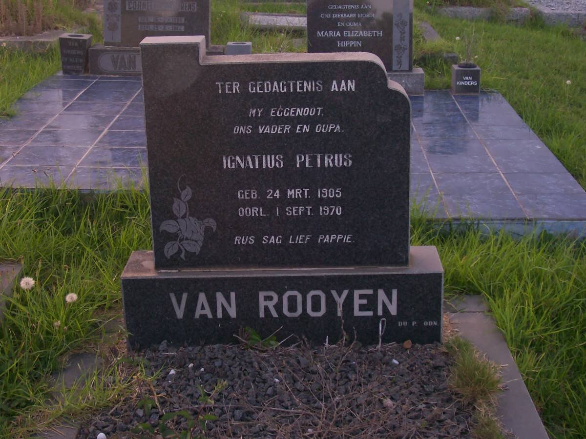 ROOYEN Ignatius Petrus, van 1905-1970