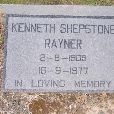 RAYNER Kenneth Shepstone 1909-1977