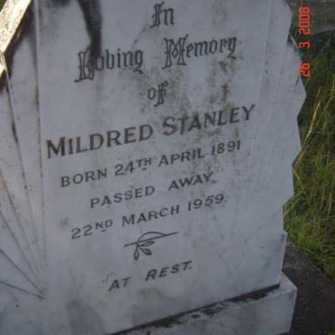 STANLEY Mildred 1891-1959