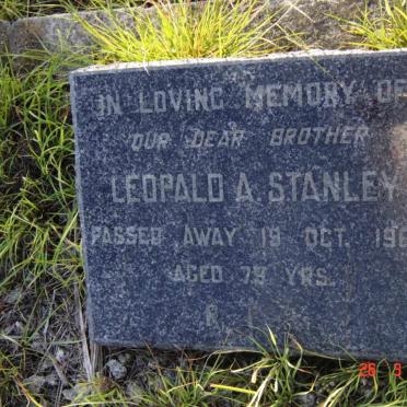 STANLEY Leopald A. -1960