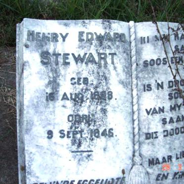 STEWART Henry Edward 1888-1946