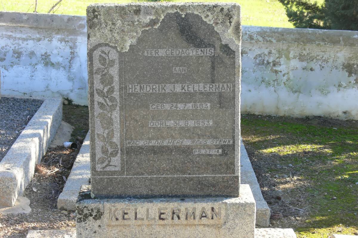 KELLERMAN Hendrik J. 1883-1953