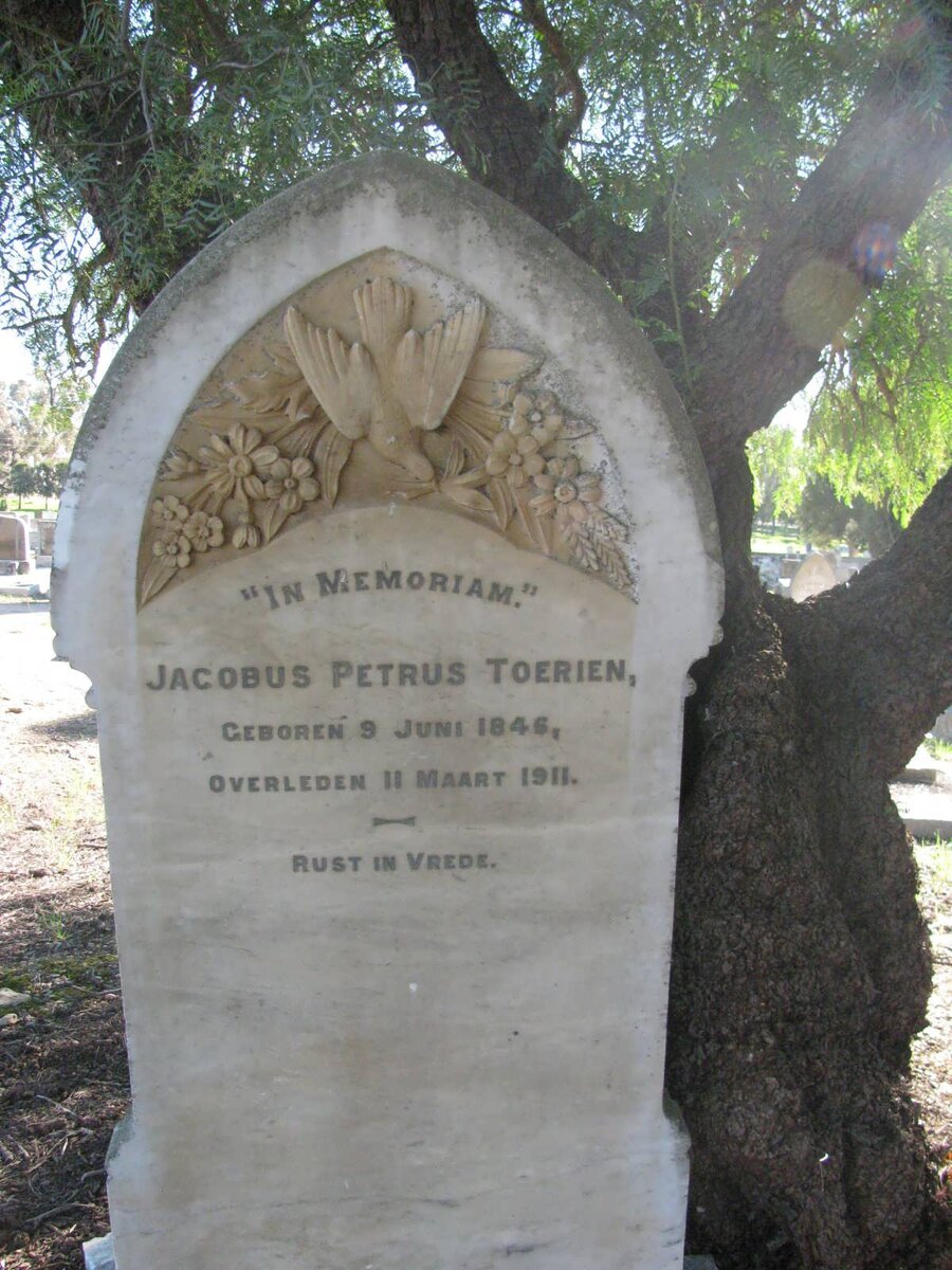TOERIEN Jacobus Petrus 1846-1911