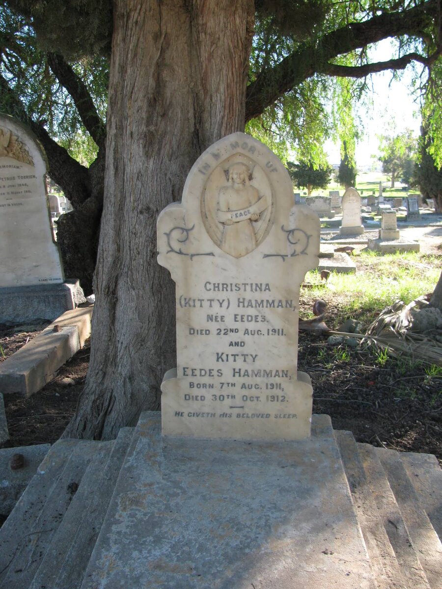 HAMMAN Christina nee EEDES -1911 :: HAMMAN Kitty Eedes 1911-1912