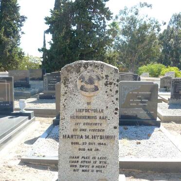 MYBURGH Martha M. -1946