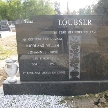 LOUBSER Nicolaas Willem Johannes 1908-1974