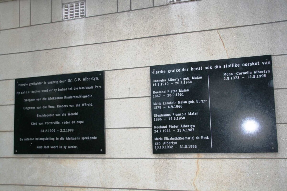 ALBERTYN familielede - sien name