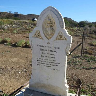 BASSON Maggie 1888-1907