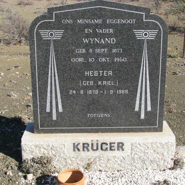 KRUGER Wynand 1873-1960 &amp; Hester KRIEL 1879-1968