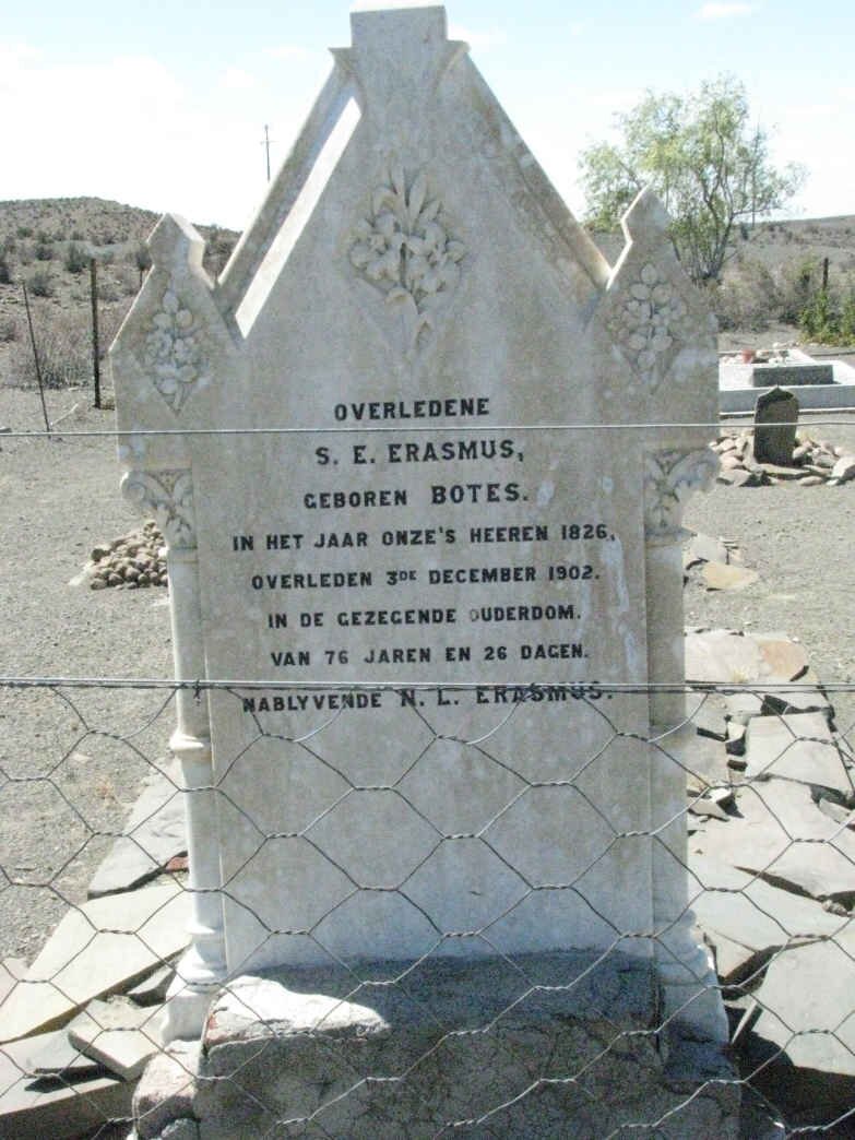 ERAMUS S.E. nee BOTES 1826-1902