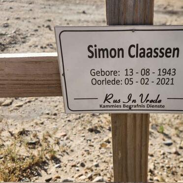 CLAASSEN Simon 1943-2021
