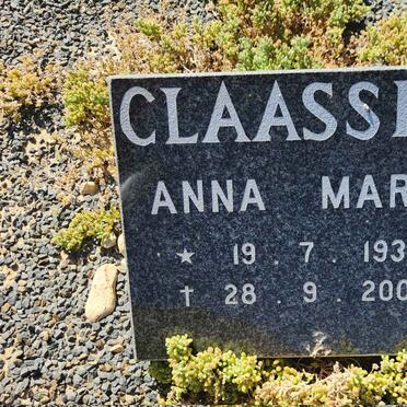 CLAASSEN Anna Maria 1937-2004