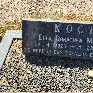 KOCH Ella Dorathea Maryna 1920-2003