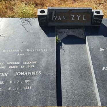 ZYL Pieter Johannes, van 1931- 1988 & Johanna Magdalena NOLTE 1932-2014