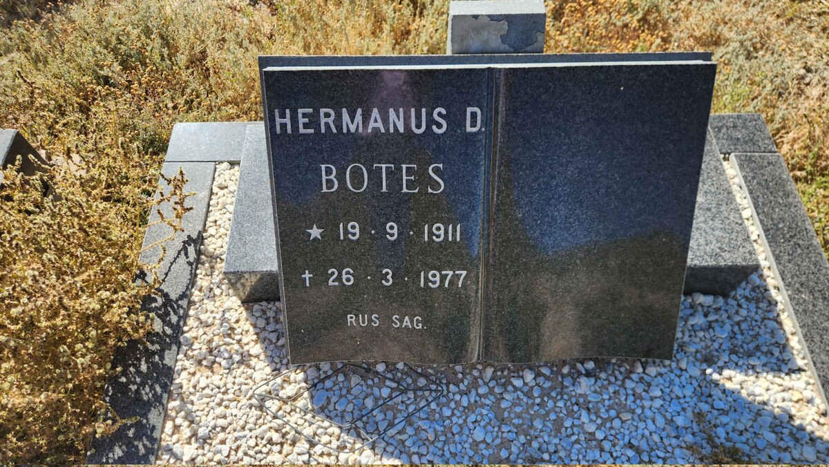 BOTES Hermanus D. 1911-1977