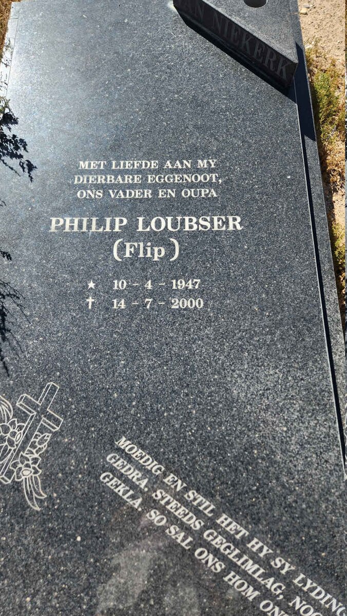 LOUBSER Philip 1947-2000