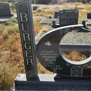 BURGER Johannes Willem Nel 1938-1991 & Gezina Catharina Helena KOCH 1939-2014