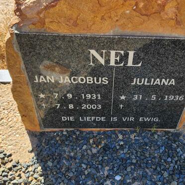 NEL Jan Jacobus 1931-2003 & Juliana 1936-