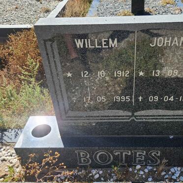 BOTES Willem 1912-1995 & Johanna 1916-1992