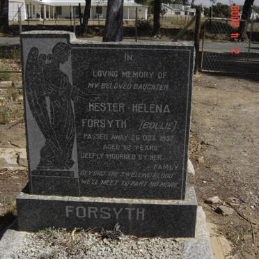 FORSYTH Hester Helena -1957