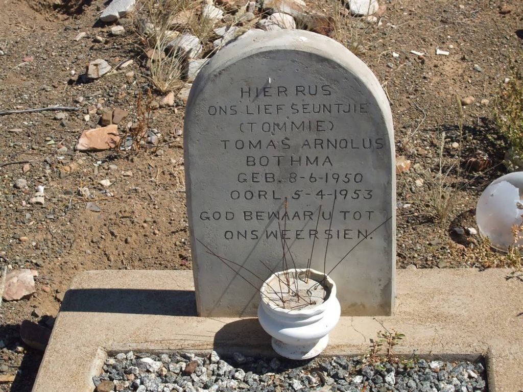 BOTHMA Tomas Arnolus 1950-1953