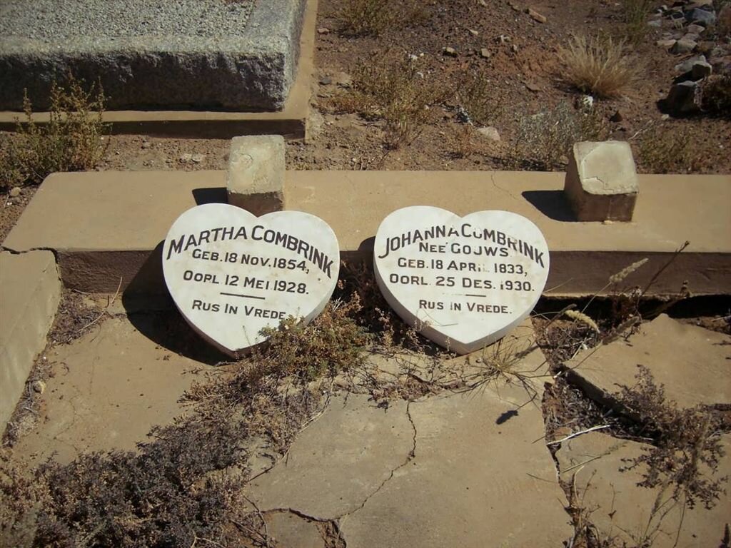 COMBRINK Martha 1854-1928 :: COMBRINK Johanna nee GOUWS 1833-1930