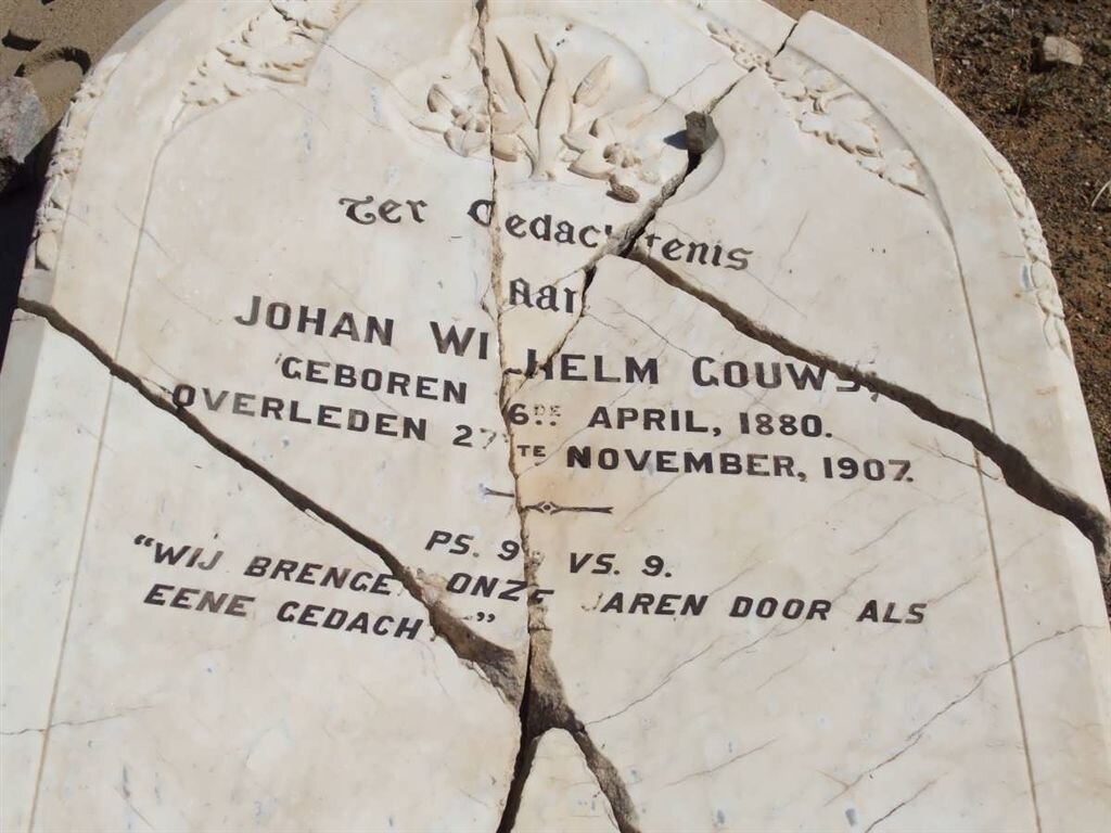 GOUWS Johan Wilhelm 1880-1907