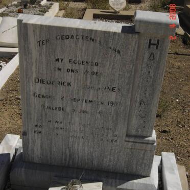 HATTINGH Diederick Johannes 1907-