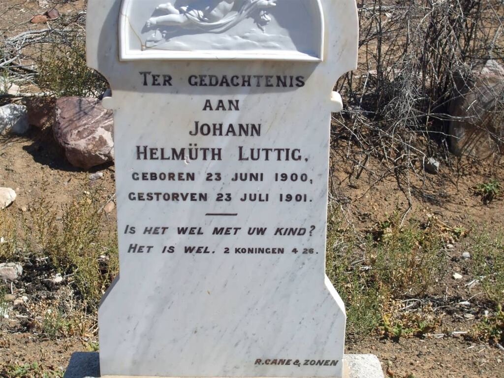 LUTTIG Johann Helmuth 1900-1901