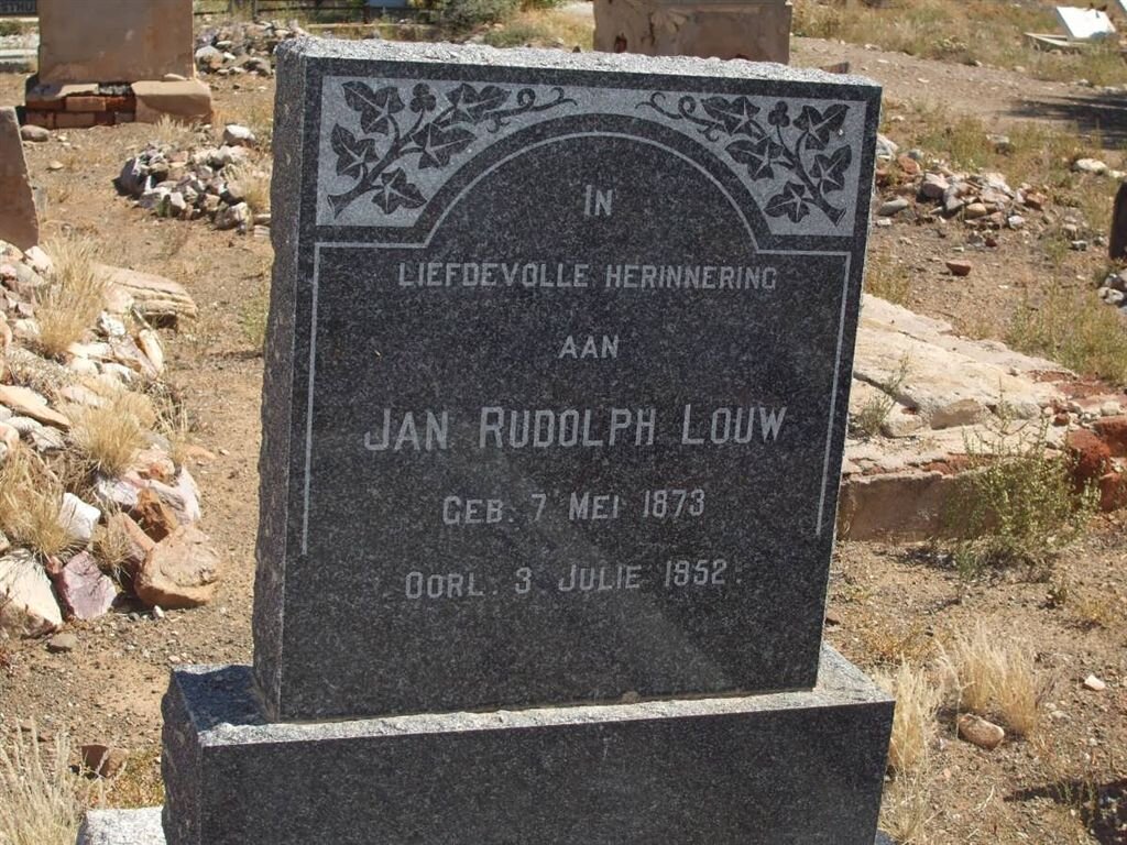 LOUW Jan Rudolph 1873-1952
