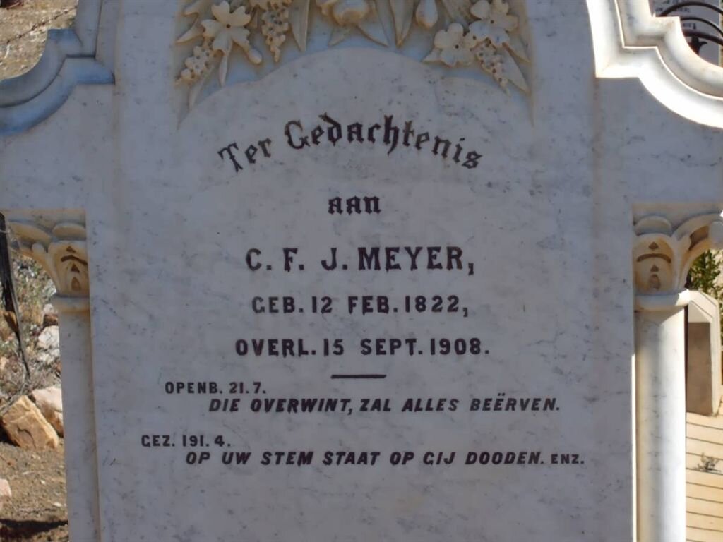 MEYER C.F.J. 1822-1908