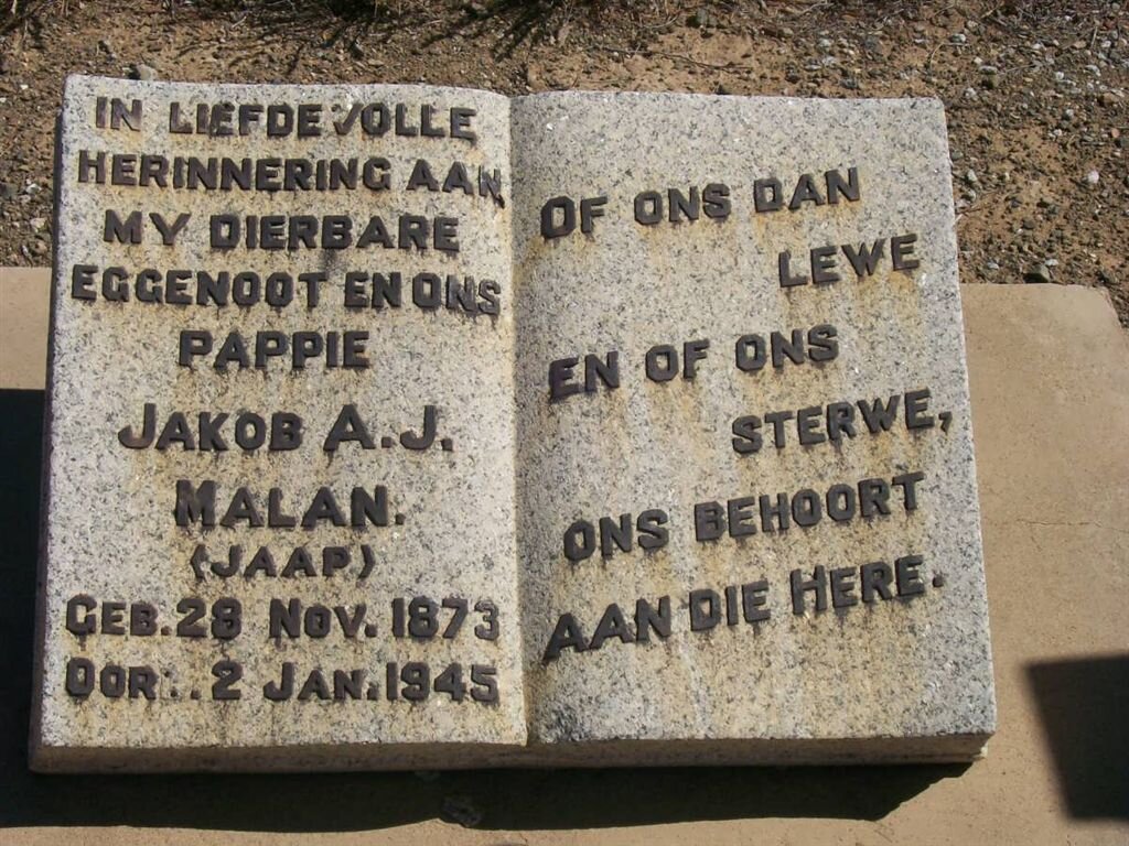 MALAN Jakob A.J. 1873-1945