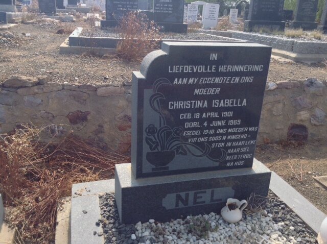 NEL Christina Isabella 1901-1969