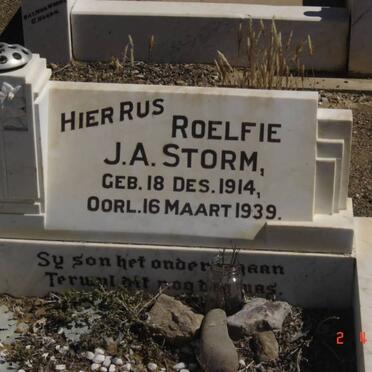 STORM R.J.A. 1914-1939