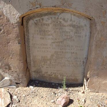 WIT Johannes Petrus Mueder, de 1851-1855 :: DE WIT Christiaan Peter 1885-1886 :: DE WIT Helena Petronella 1883-1888