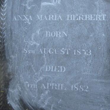HERBERT Anna Maria 1873-1882