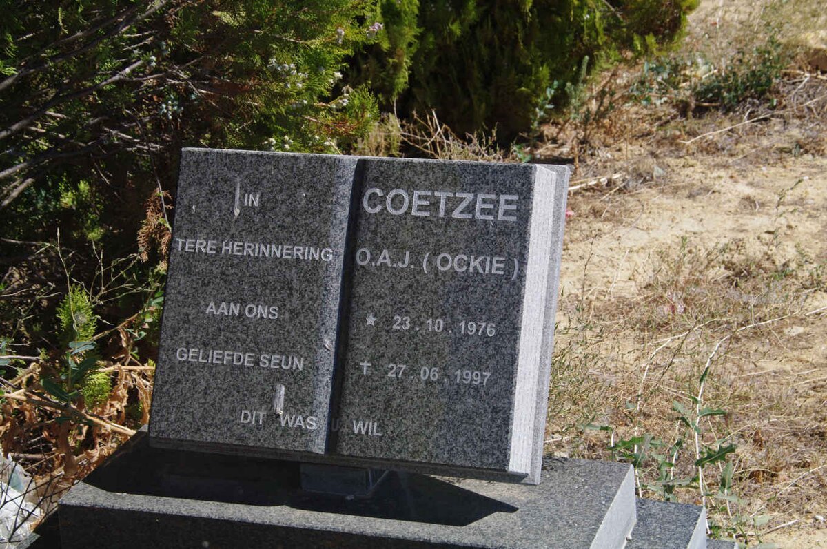 COETZEE O.A.J. 1976-1997