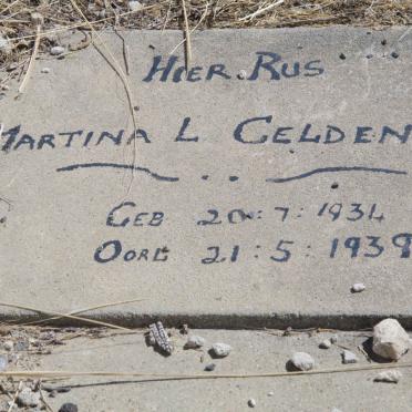 GELDENHUYS Martina L. 1934-1939