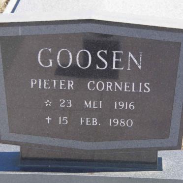 GOOSEN Pieter Cornelis 1916-1980