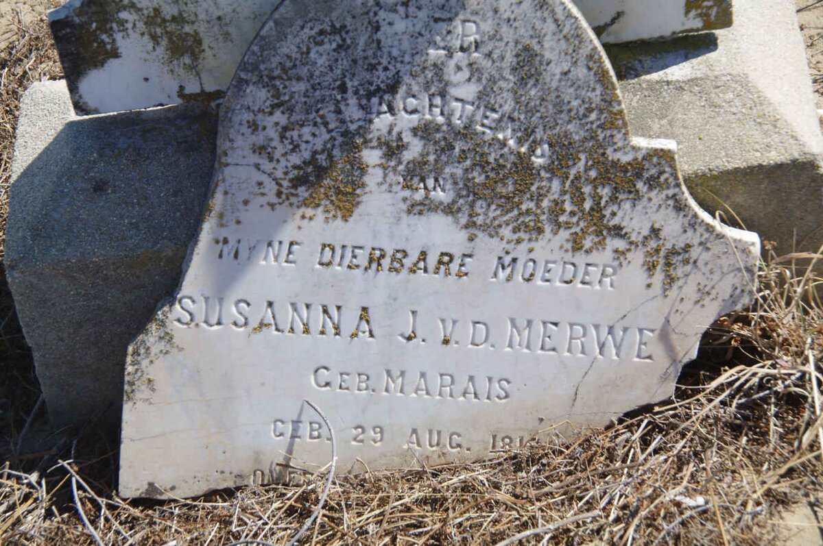 MERWE Susanna J., v.d. nee MARAIS 18??-1899