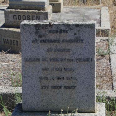 PRINS Maria M. nee FRICK 