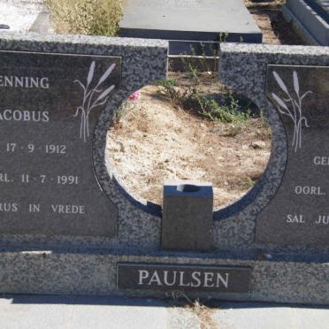 PAULSEN Henning Jacobus 1912-1991 &amp; Christina Helena 1919-2000