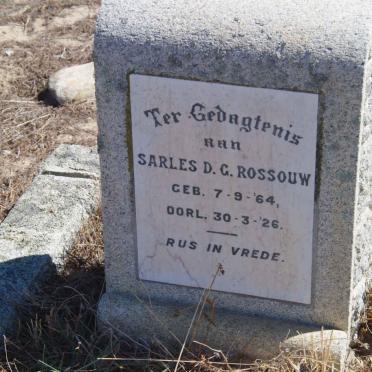 ROSSOUW Sarles D.G. 1864-1926
